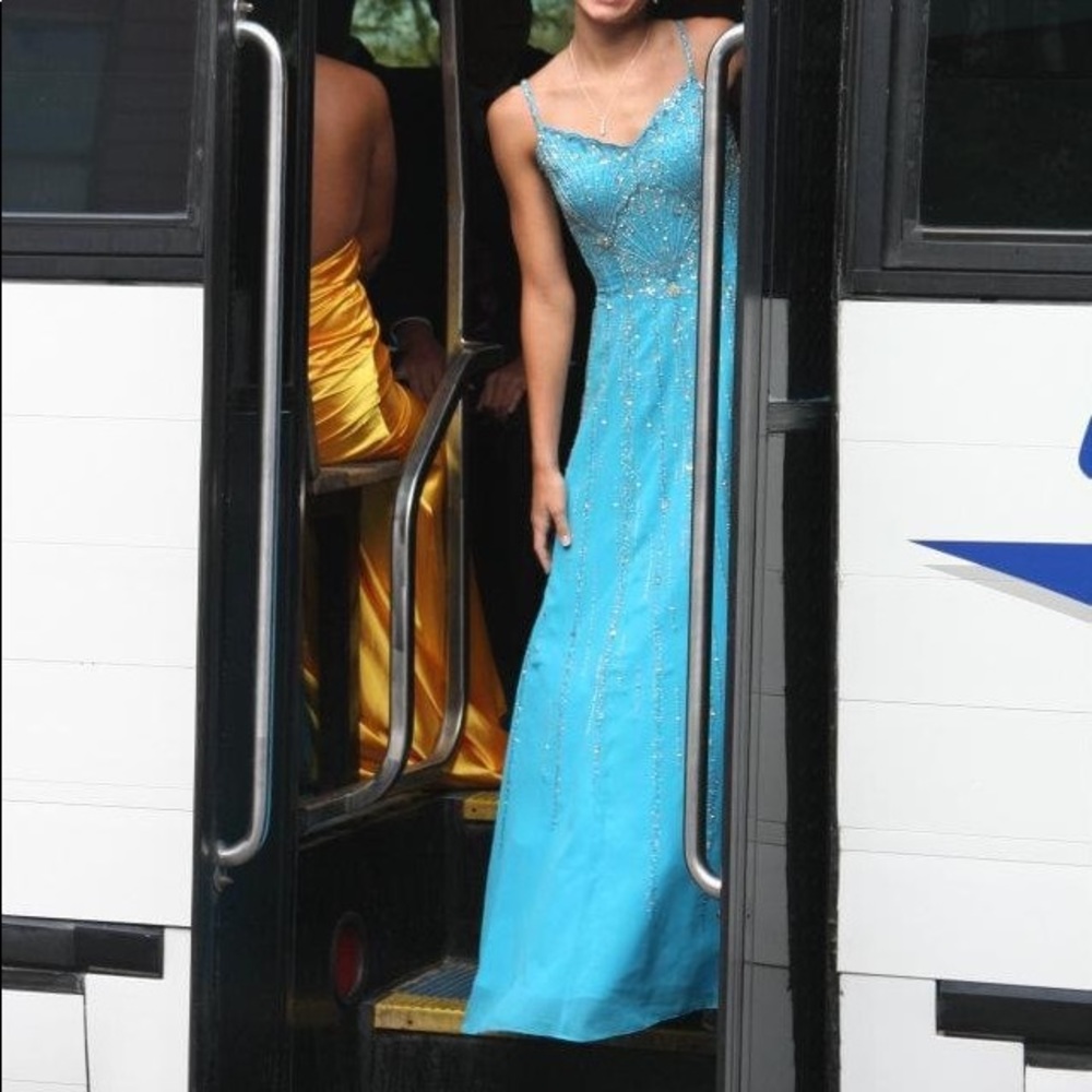Sparkling cascade dress